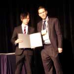 宮内健くんが国際会議にて Best Student Paper Awardを受賞しました!!
