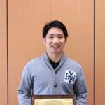 山崎鴻くんが論文賞を受賞しました!